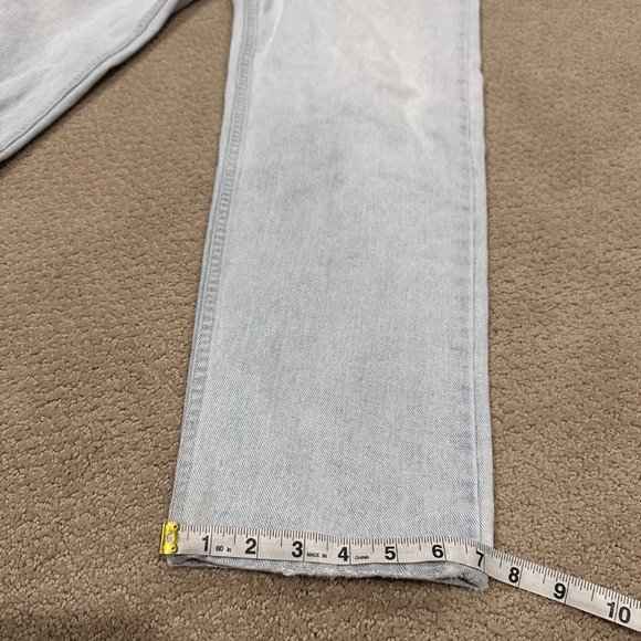 Levis Jean 550 XX Vintage USA Super Light Wash High Rise Relaxed Tapered W36 /38 - Picture 9 of 14